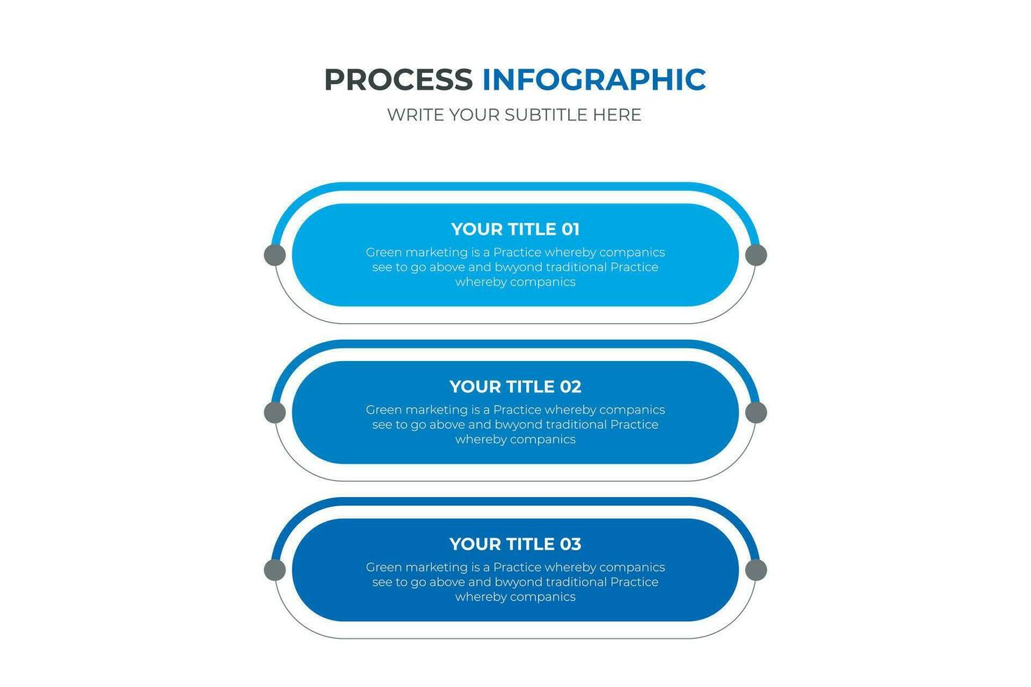 3 Schritt Infografik mit Geschäft Symbole. Vertikale Infografik, Geschäft Verfahren, Präsentation Vorlage. aufführen oder Zeitplan mit drei Zahlen. Layout, Banner, Broschüre Design. Vektor Illustration.