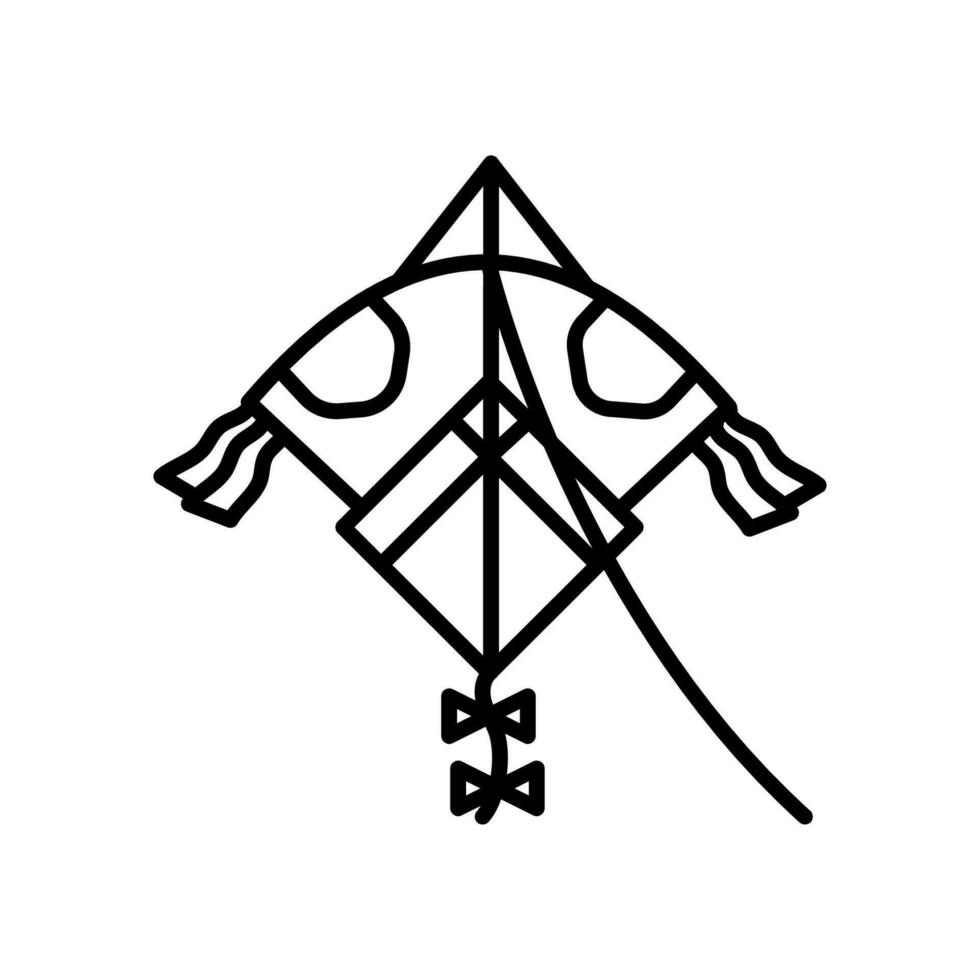 Drachen Symbol im Vektor. Illustration vektor