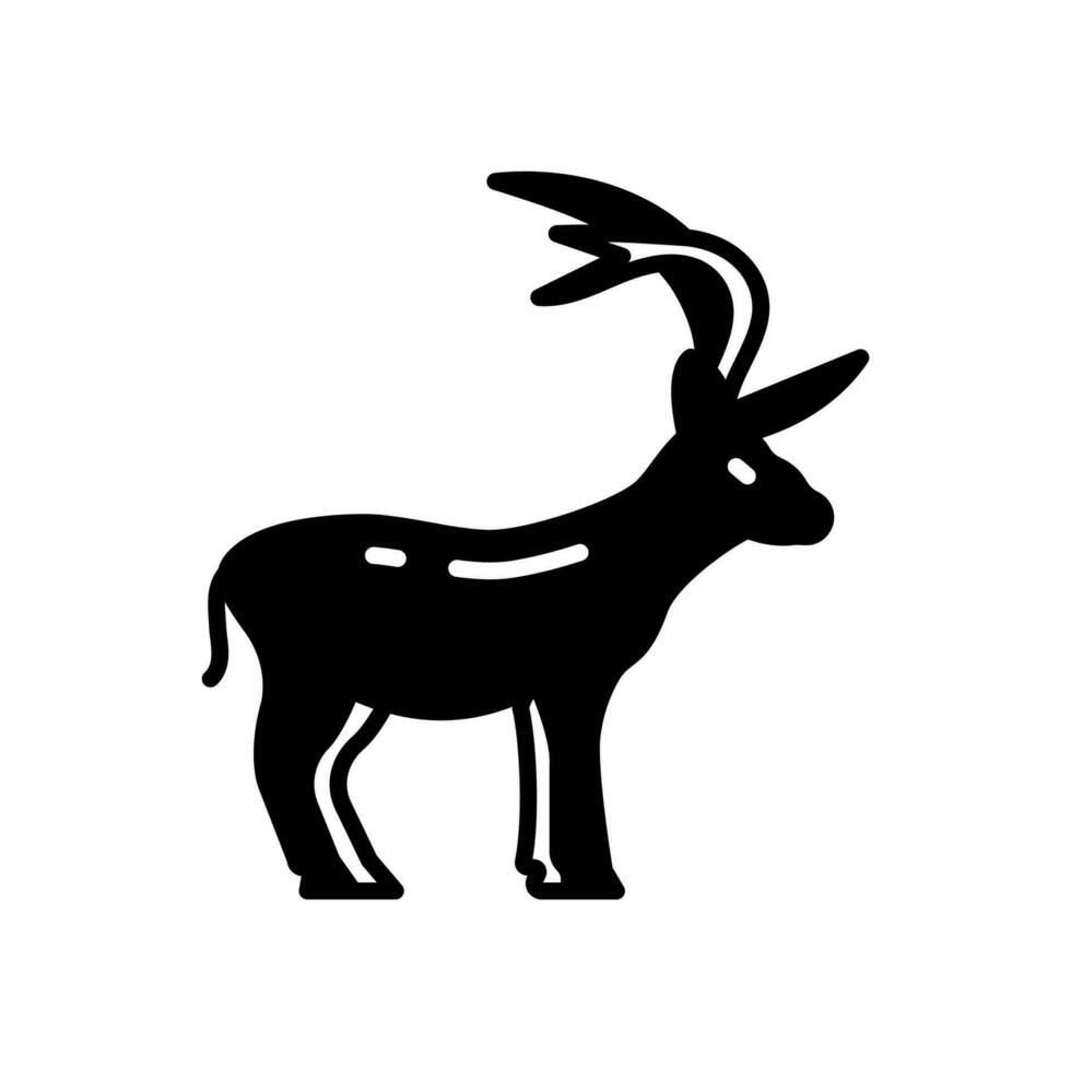 Hirsch Symbol im Vektor. Illustration vektor