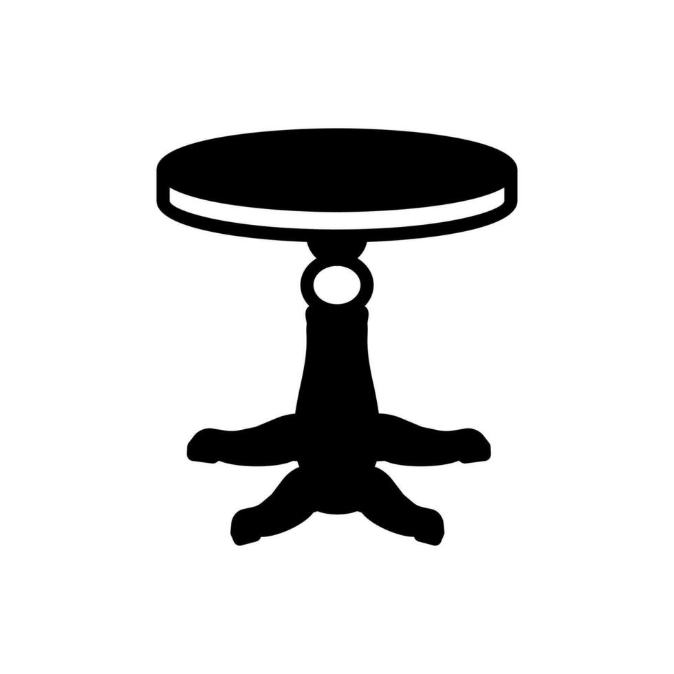 Essen Tabelle Symbol im Vektor. Logo vektor