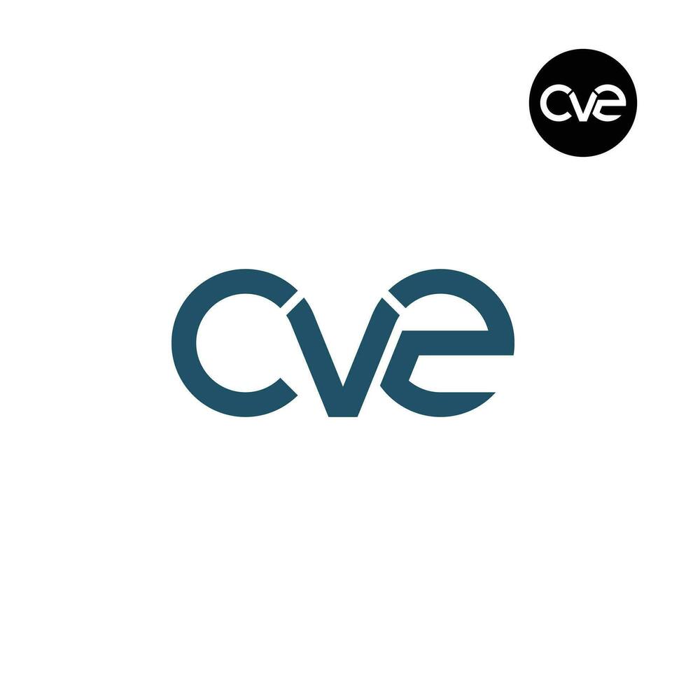 brev cvz cv2 monogram logotyp design vektor