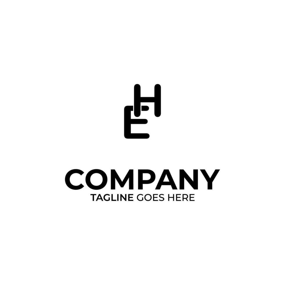 eh Brief Logo Design vektor