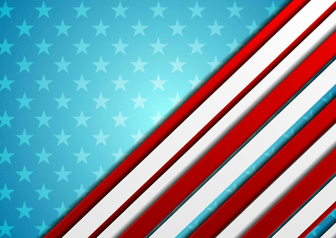 Konzept USA Flagge abstrakt korporativ Hintergrund vektor