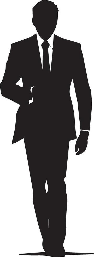 Geschäft Mann Vektor Silhouette Illustration