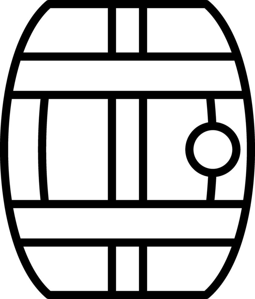 Barrel-Vektor-Icon-Design vektor