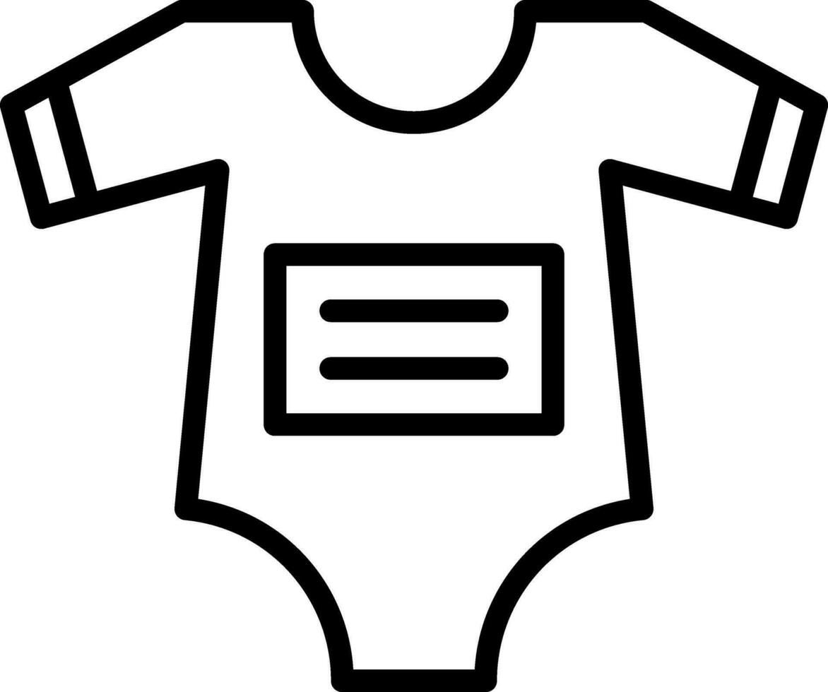 bebis kropp vektor ikon design