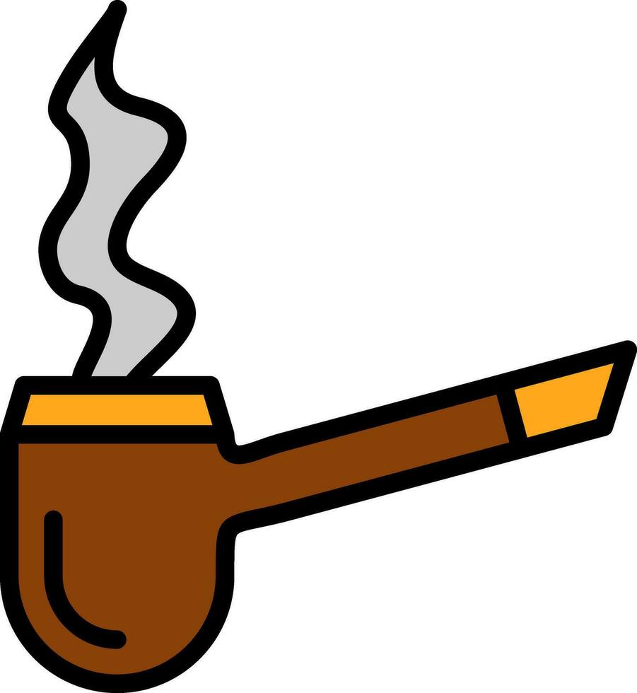 rökning rör vektor ikon design