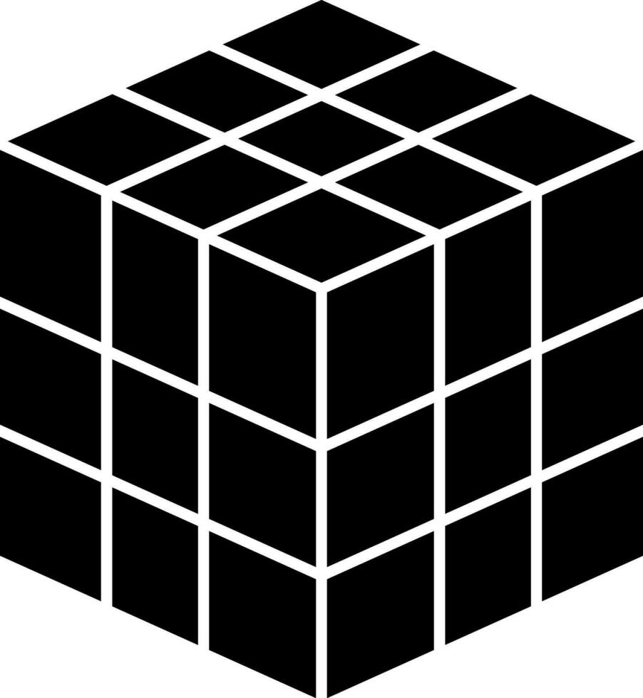 rubik vektor ikon design