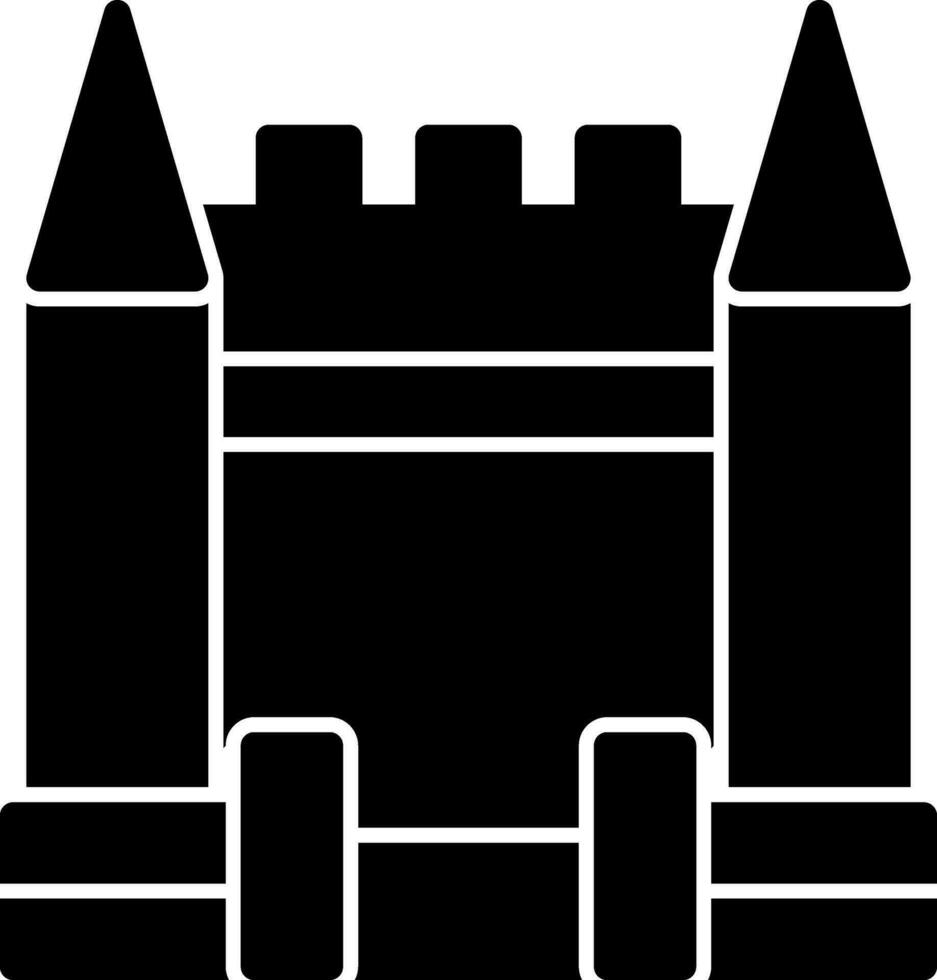 aufblasbar Schloss Vektor Symbol Design