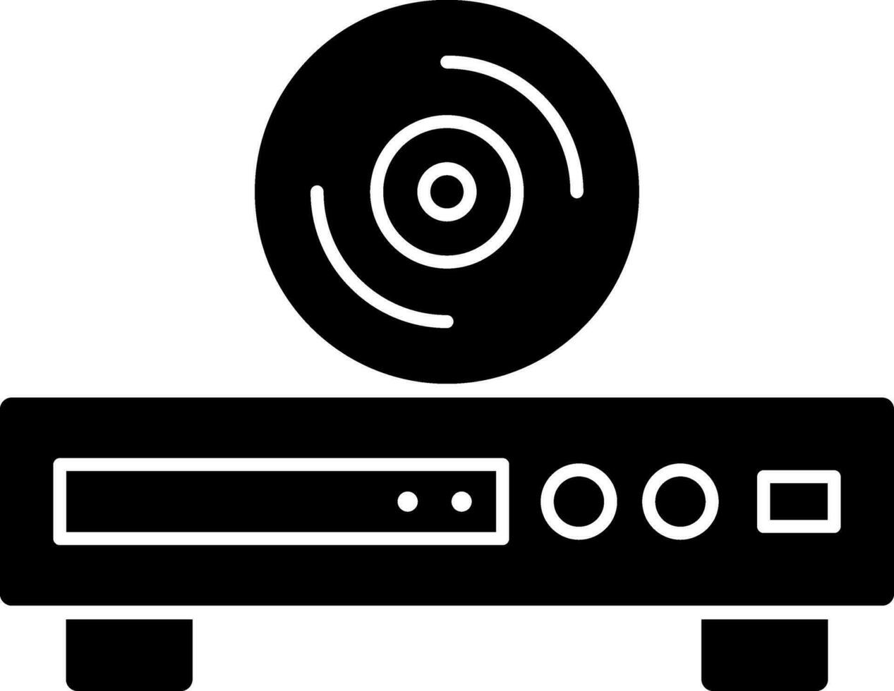 DVD Spieler Vektor Symbol Design