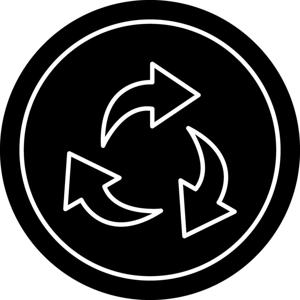 Recycling-Vektor-Icon-Design vektor