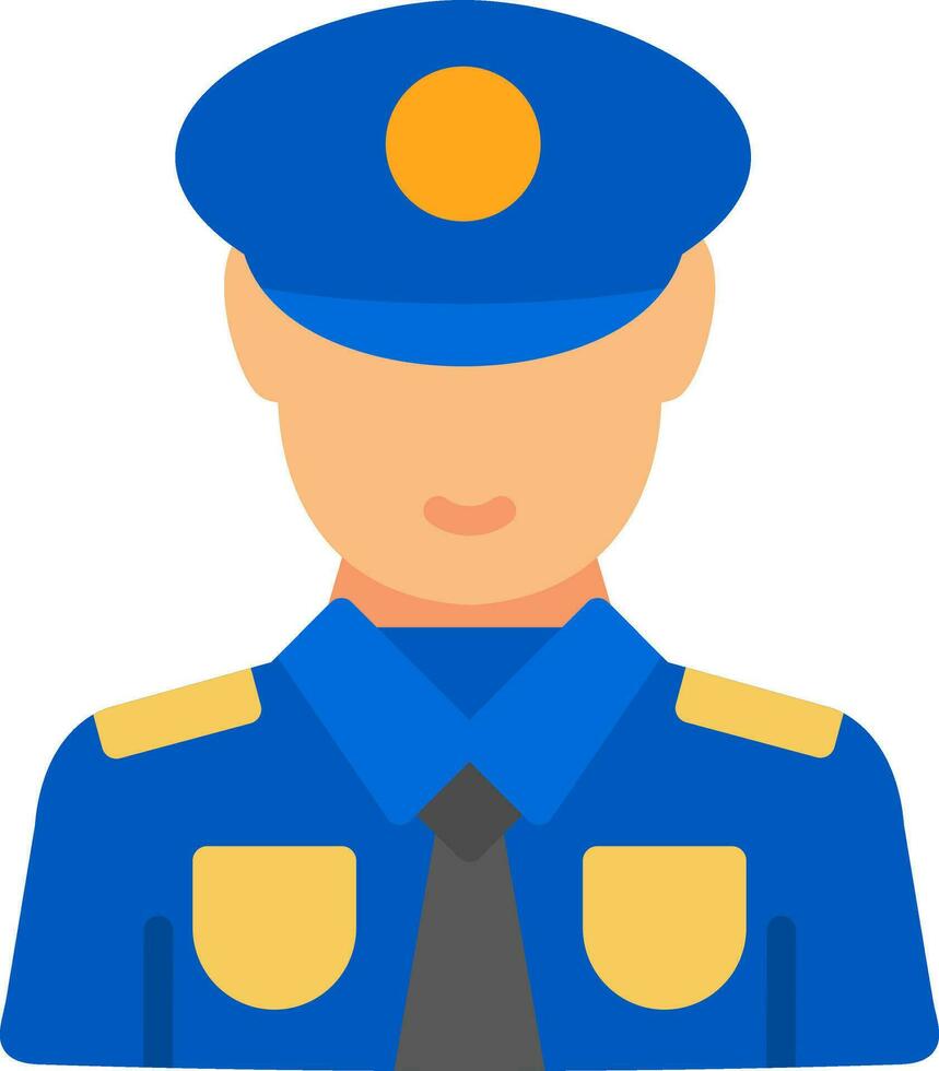 Polizei-Vektor-Icon-Design vektor