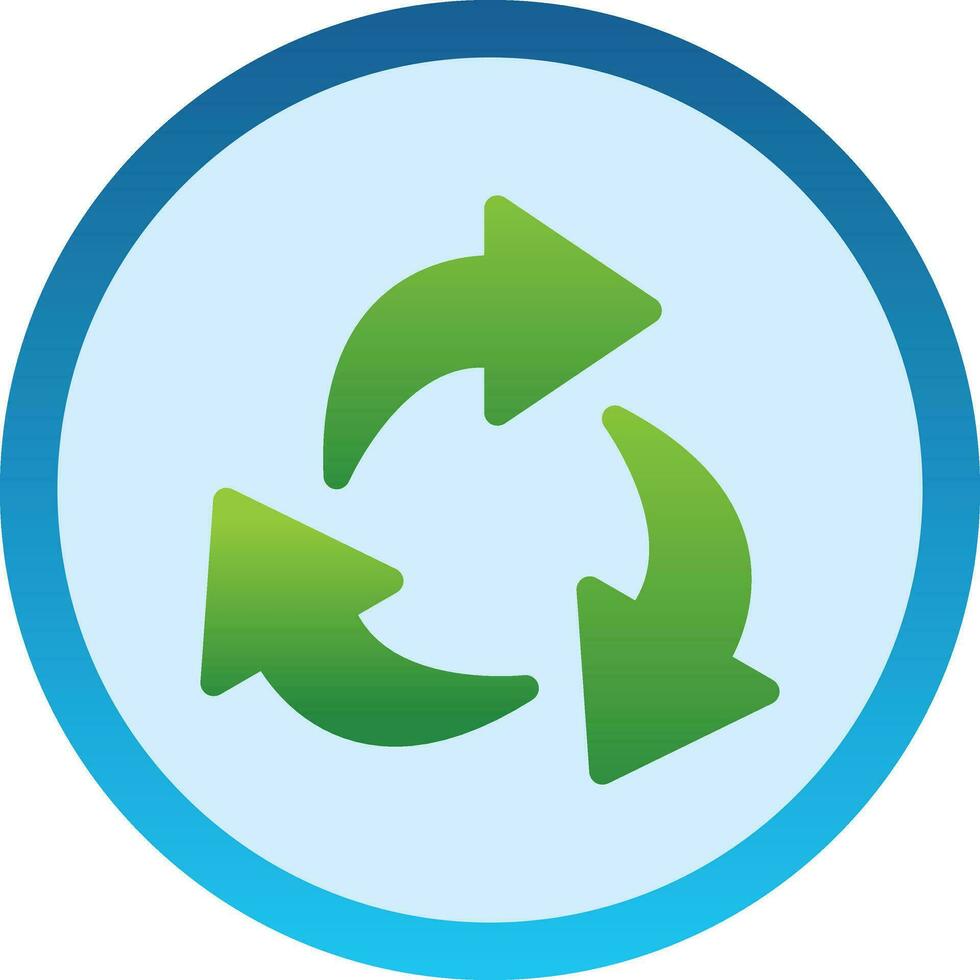 Recycling-Vektor-Icon-Design vektor