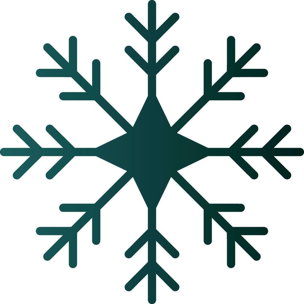 Schneeflocken-Vektor-Icon-Design vektor