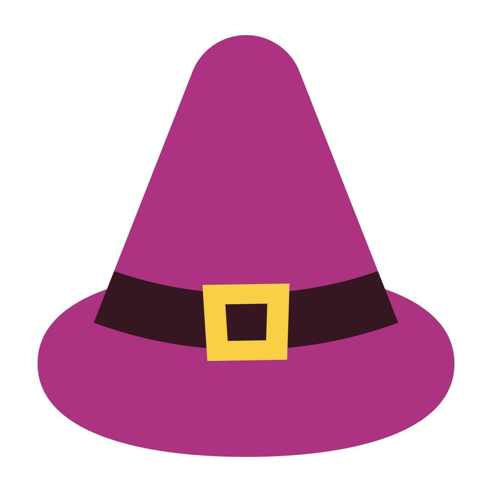 halloween häxa hatt ikon. vektor