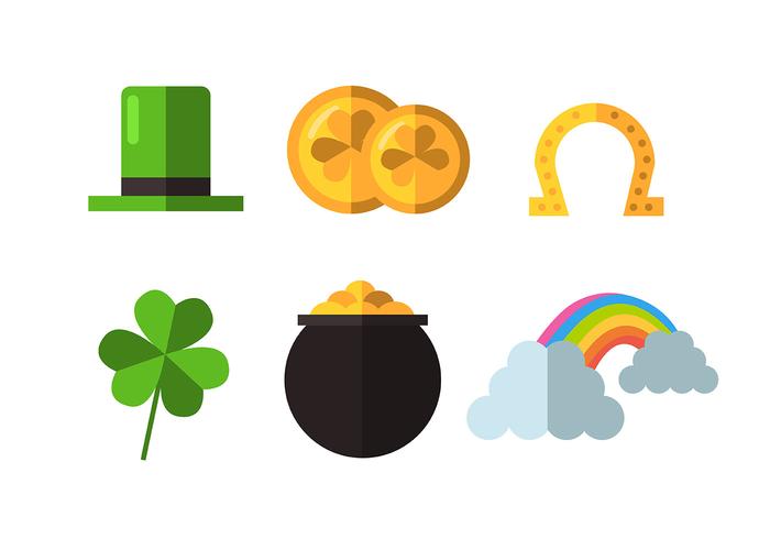 St Patrick's Day Clipart Set vektor