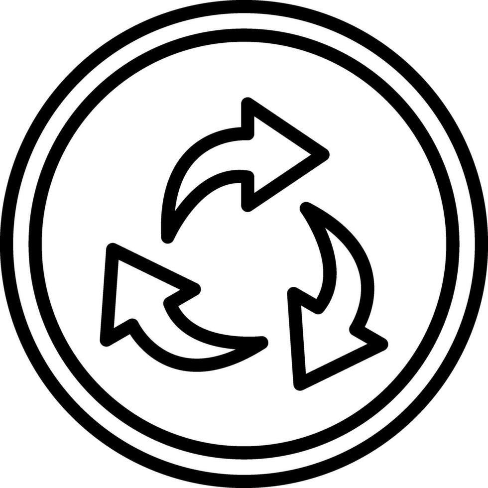 Recycling-Vektor-Icon-Design vektor