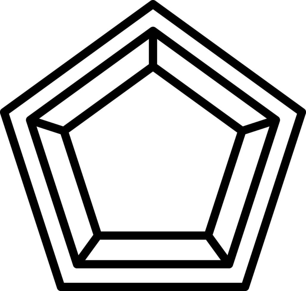 Pentagon Vektor Symbol Design