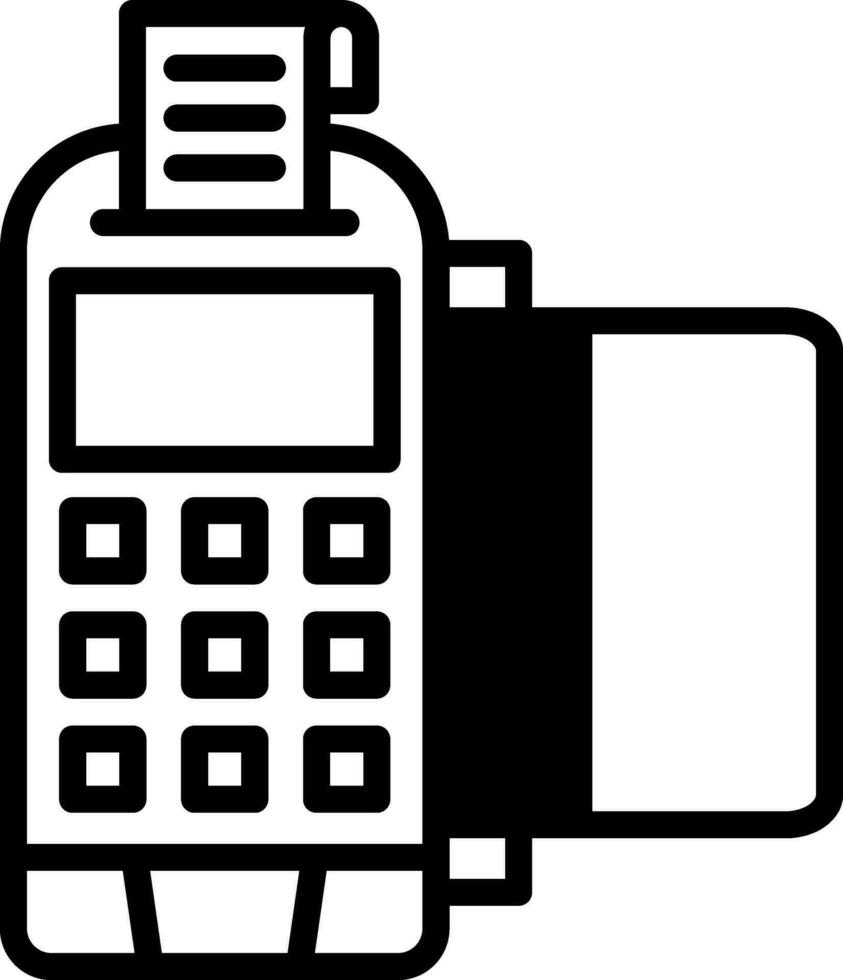 pos terminal vektor ikon design