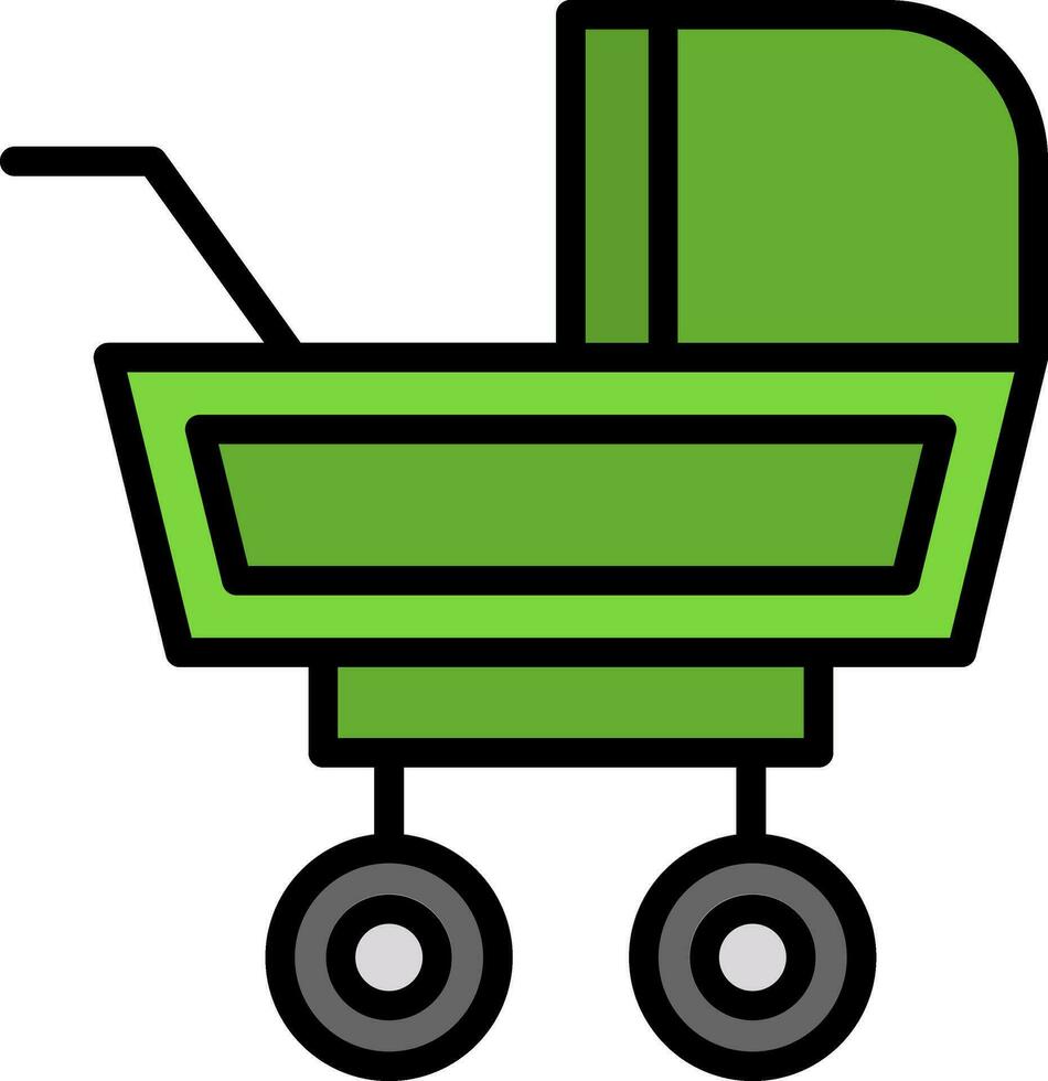 Baby Buggy Vektor Symbol Design