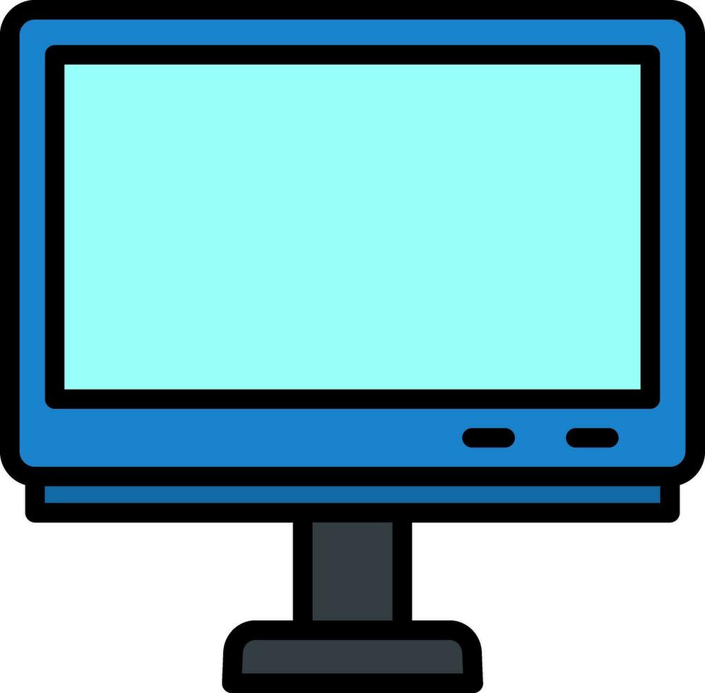 Monitor-Vektor-Icon-Design vektor