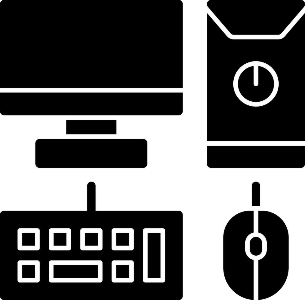 Computer-Vektor-Icon-Design vektor