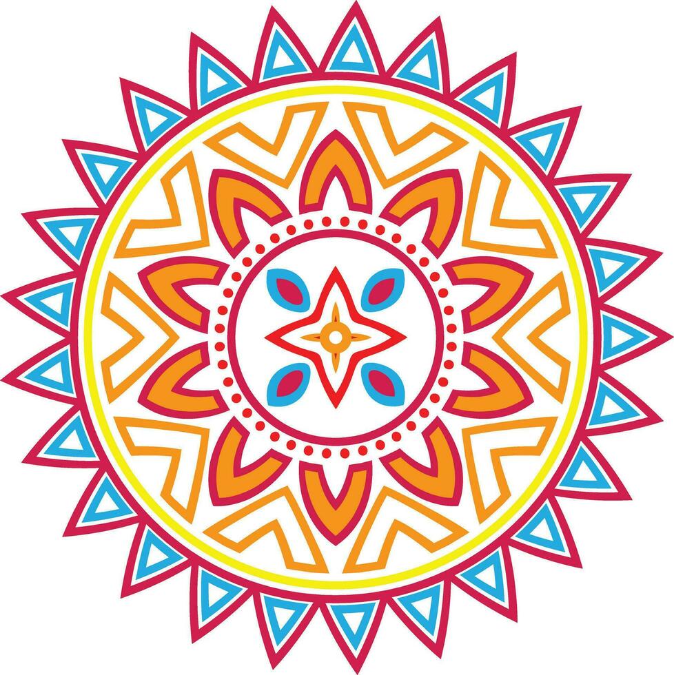 Mandala Ornament Design im Vektor