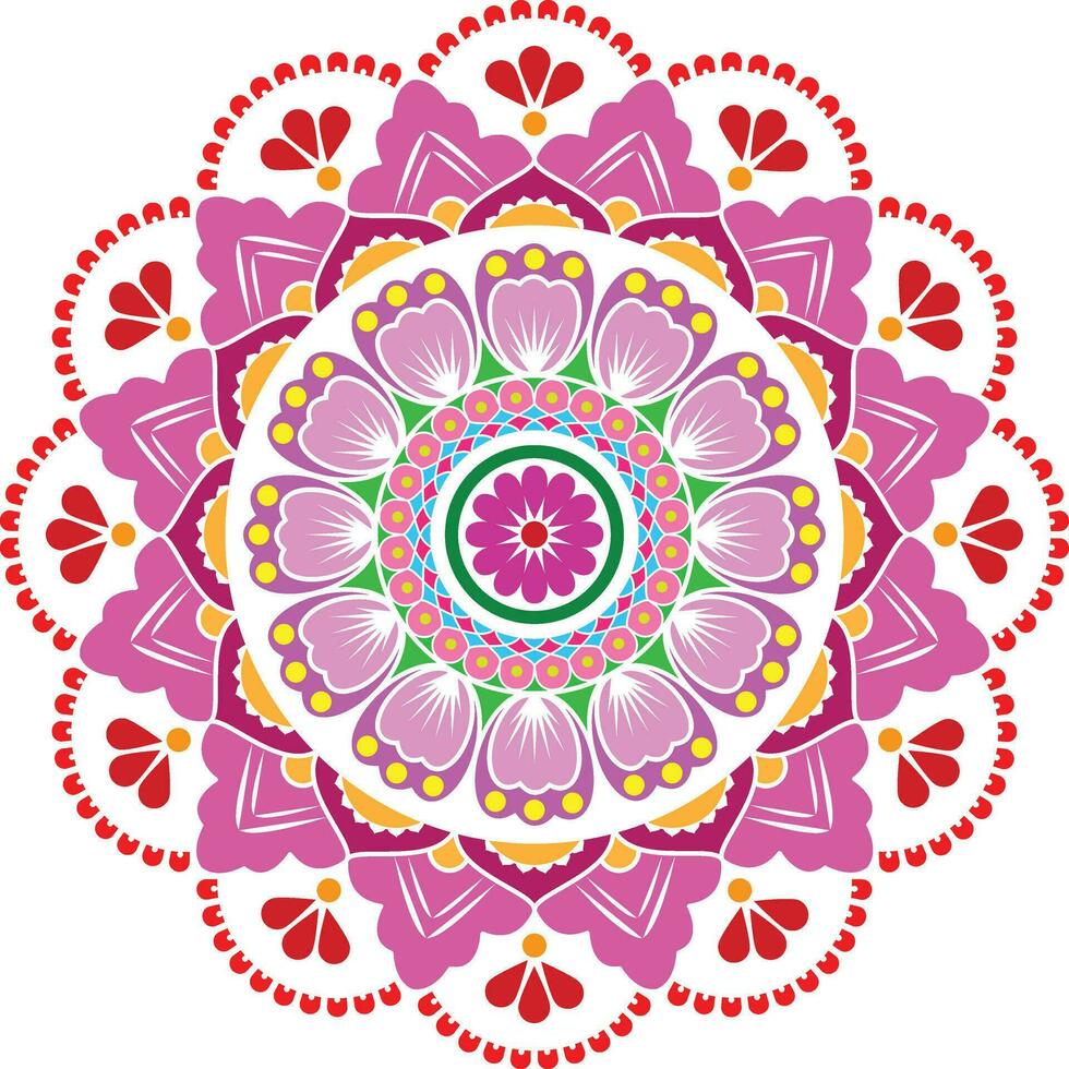 Mandala Ornament Design im Vektor