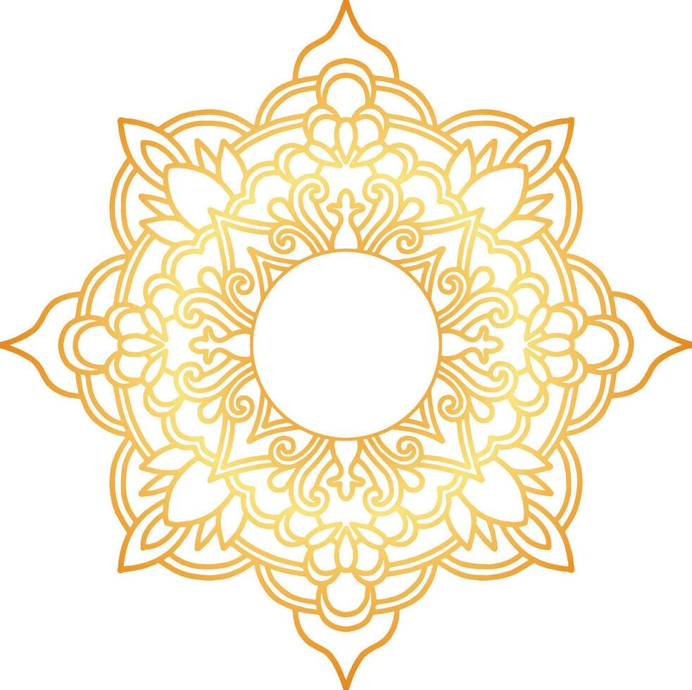 Mandala Ornament Design im Vektor