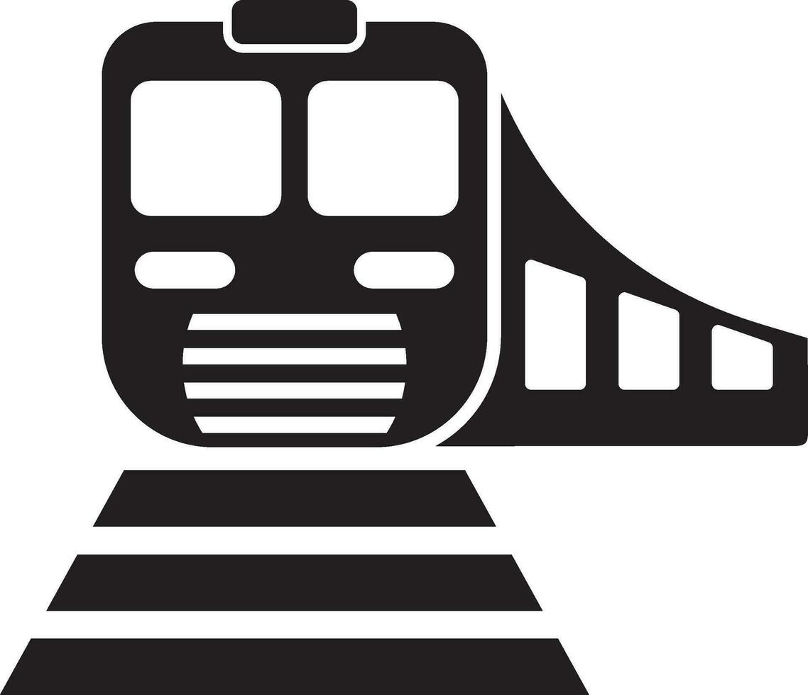 tåg ikon vektor illustration