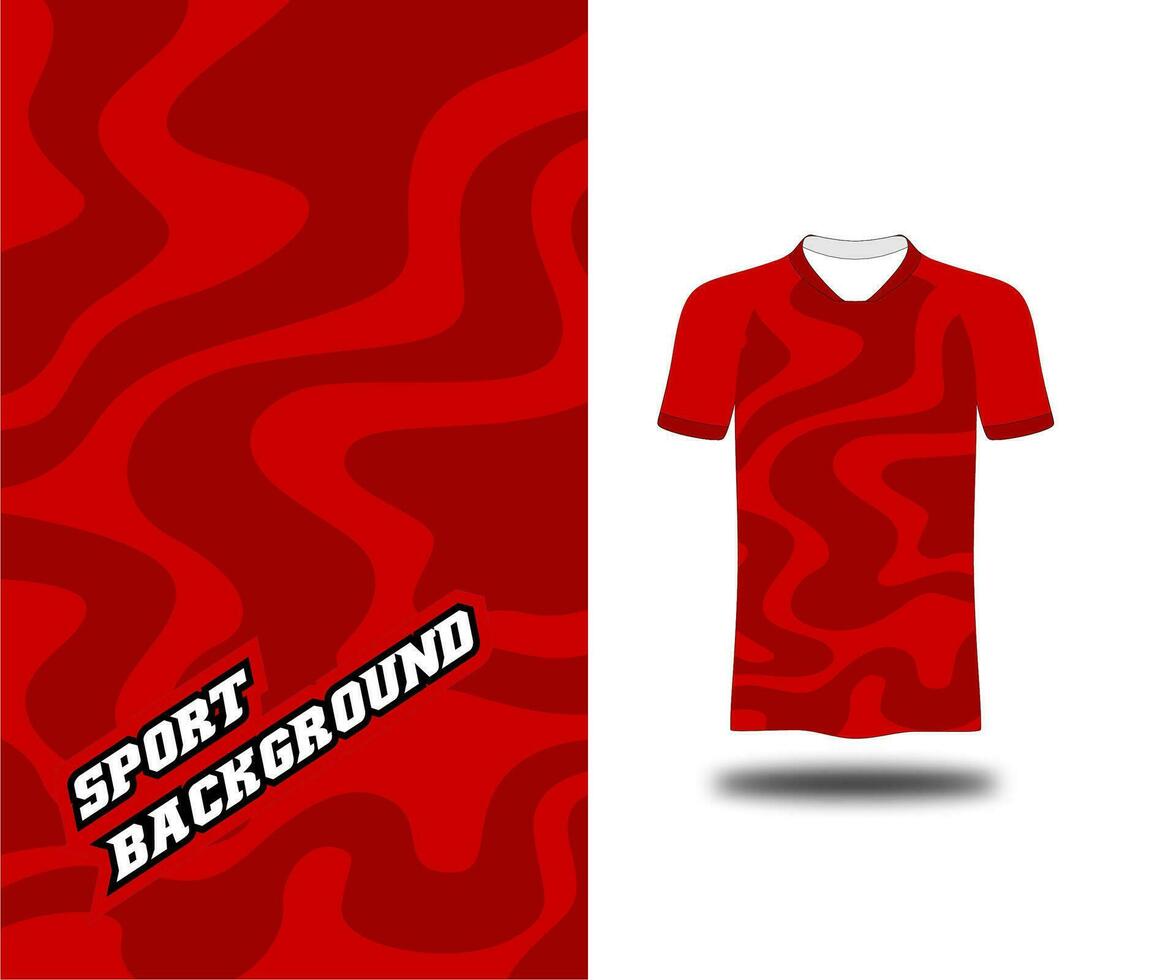 Kit Sport rot abstrakt Jersey Hintergrund vektor