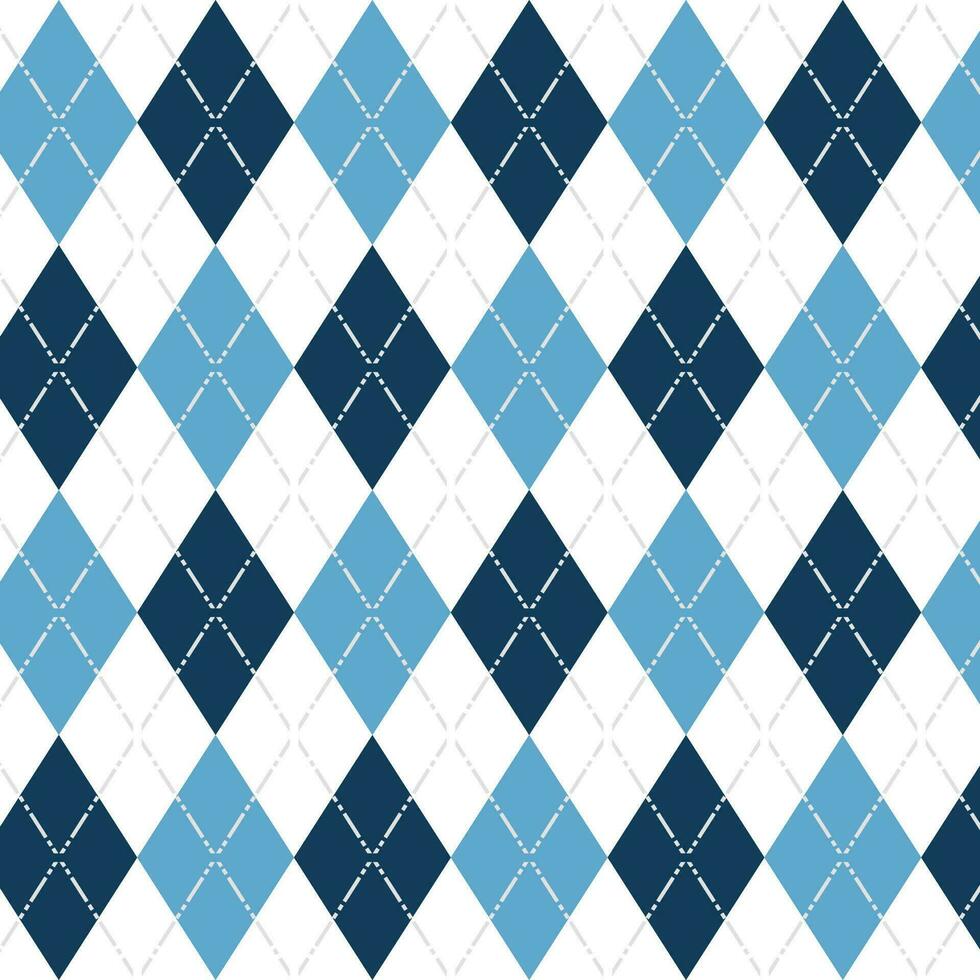 Blau Harlekin Muster geeignet zum Stoff Drucken vektor