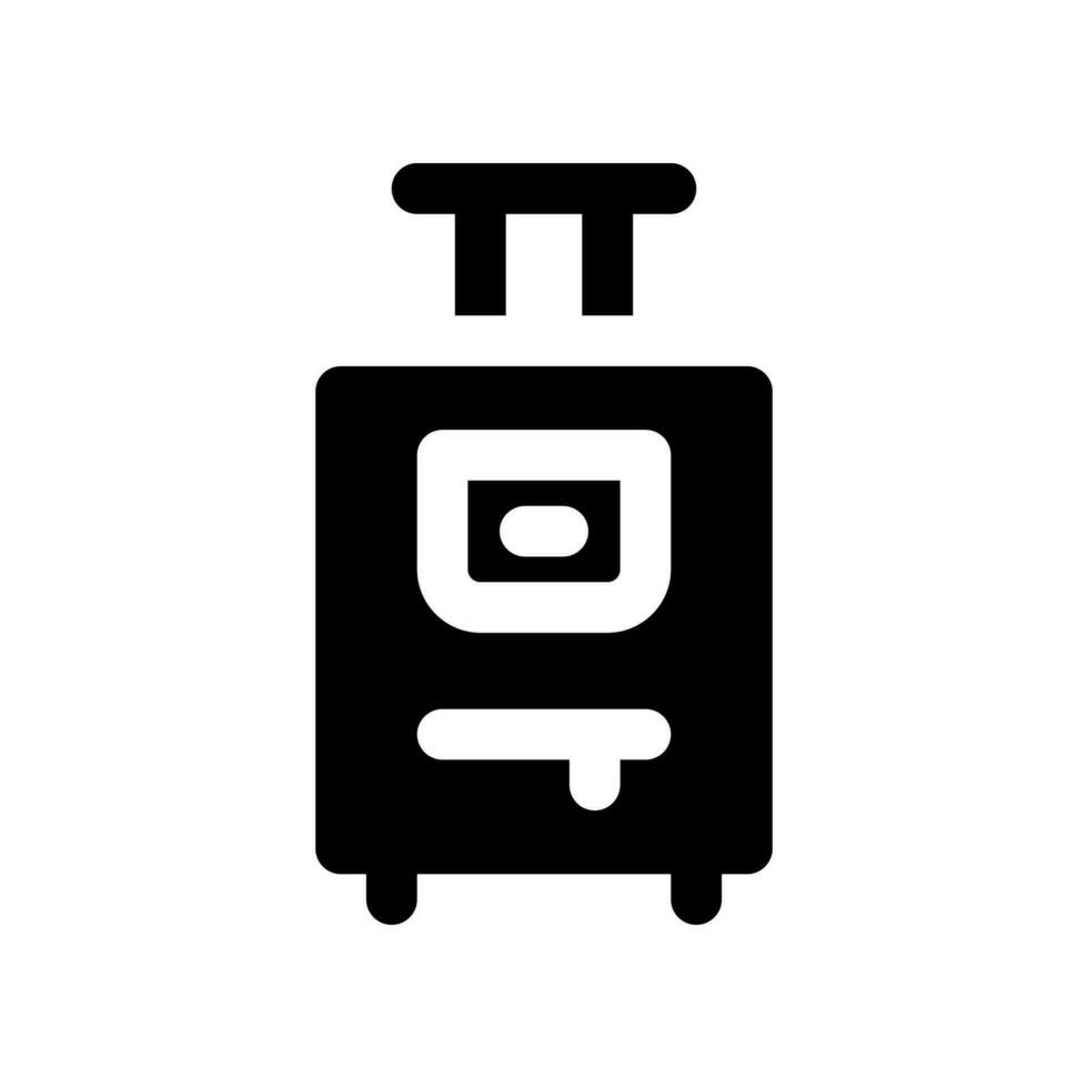 resväska glyf ikon. vektor ikon för din hemsida, mobil, presentation, och logotyp design.