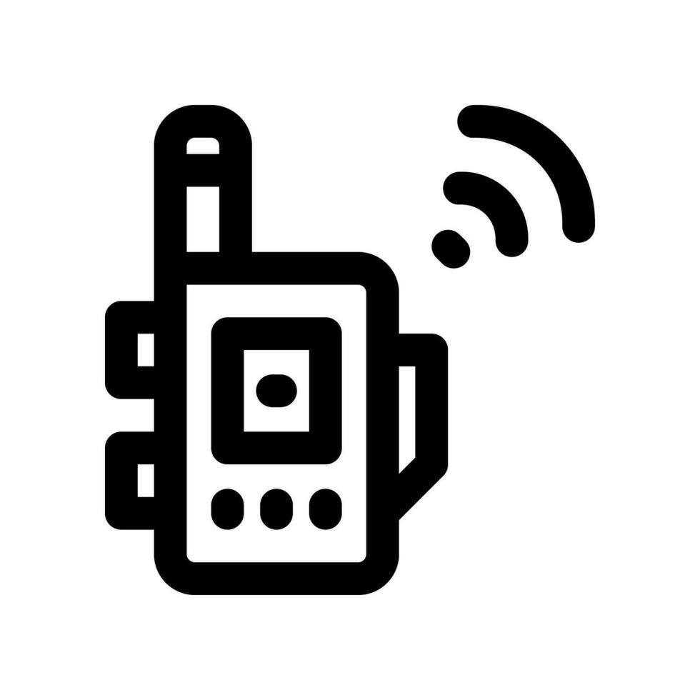 Walkie Talkie Symbol. Vektor Symbol zum Ihre Webseite, Handy, Mobiltelefon, Präsentation, und Logo Design.