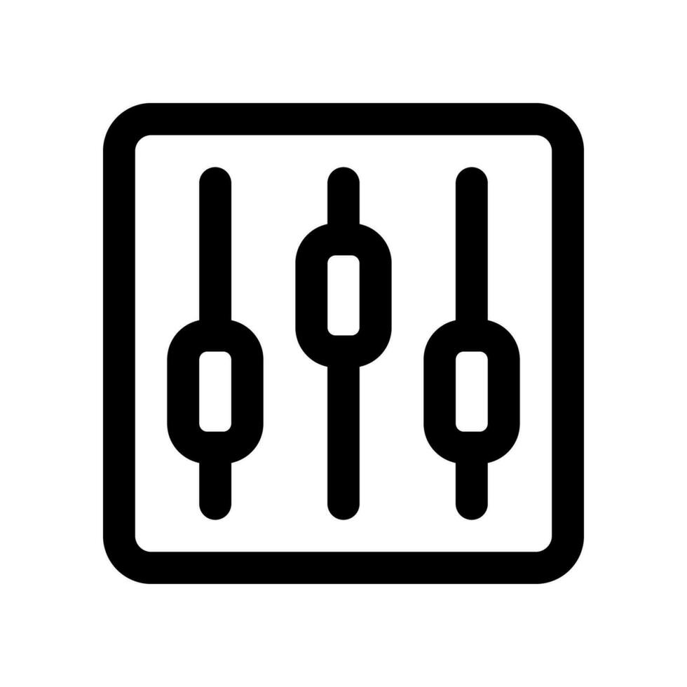 Equalizer Symbol. Vektor Symbol zum Ihre Webseite, Handy, Mobiltelefon, Präsentation, und Logo Design.