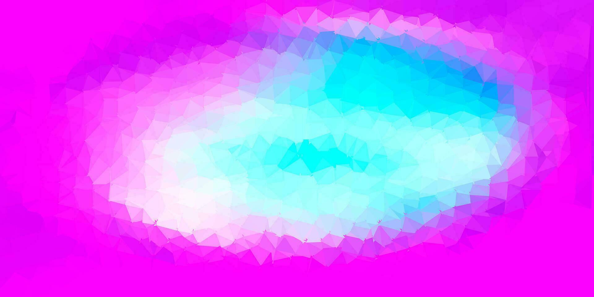 hellrosa, blaue Vektor-Gradienten-Polygon-Textur. vektor
