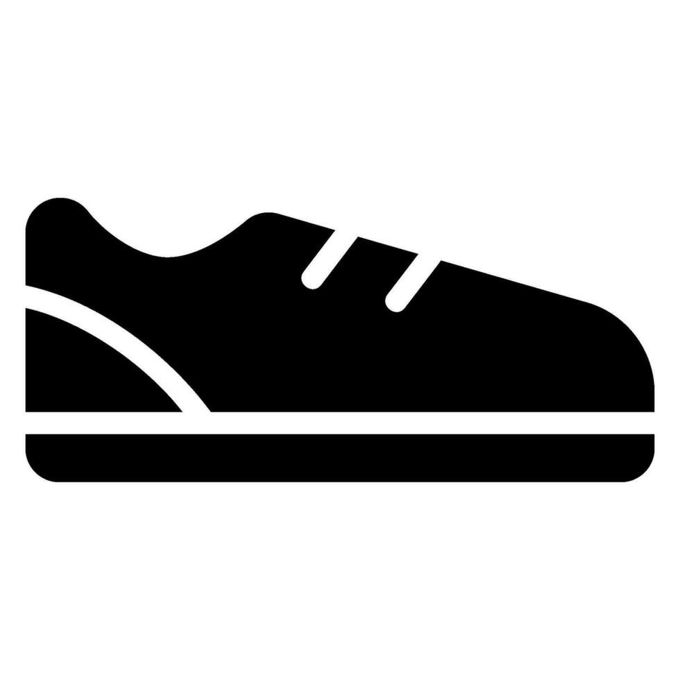 Sneaker-Glyphe-Symbol vektor