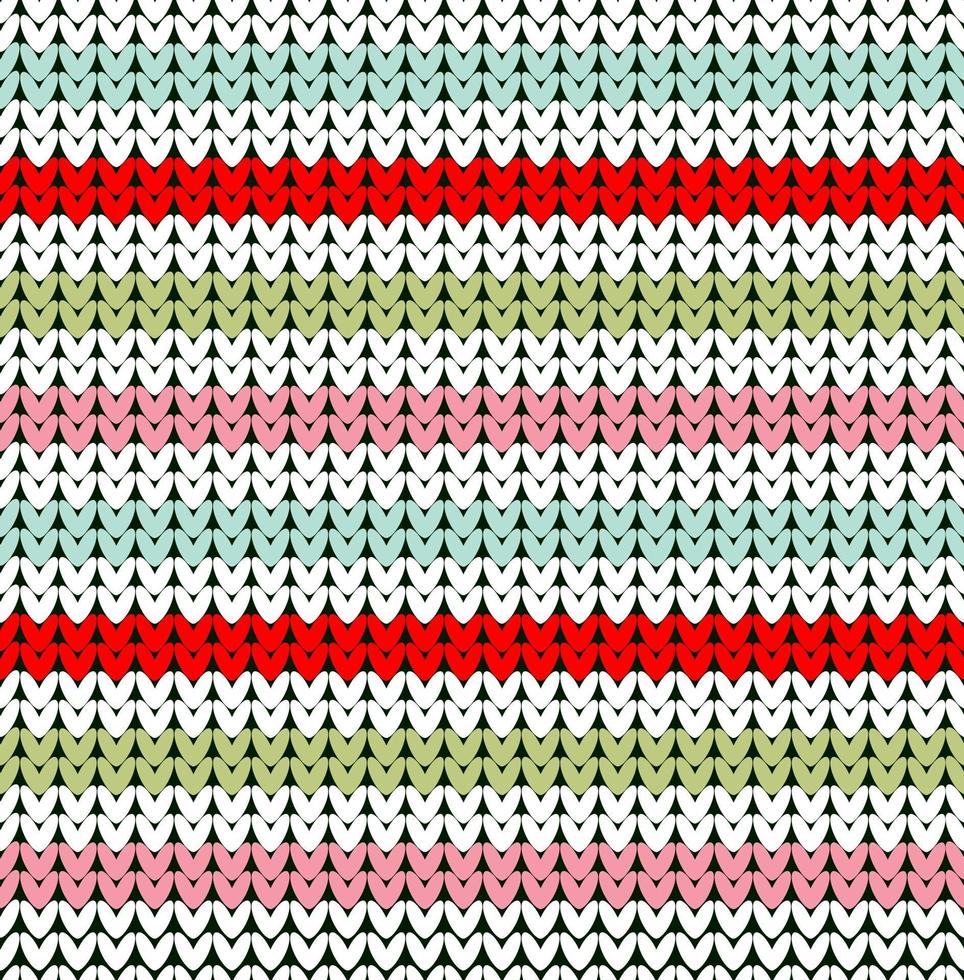 sömlös stickad färglinjer mönster vektorillustration vektor