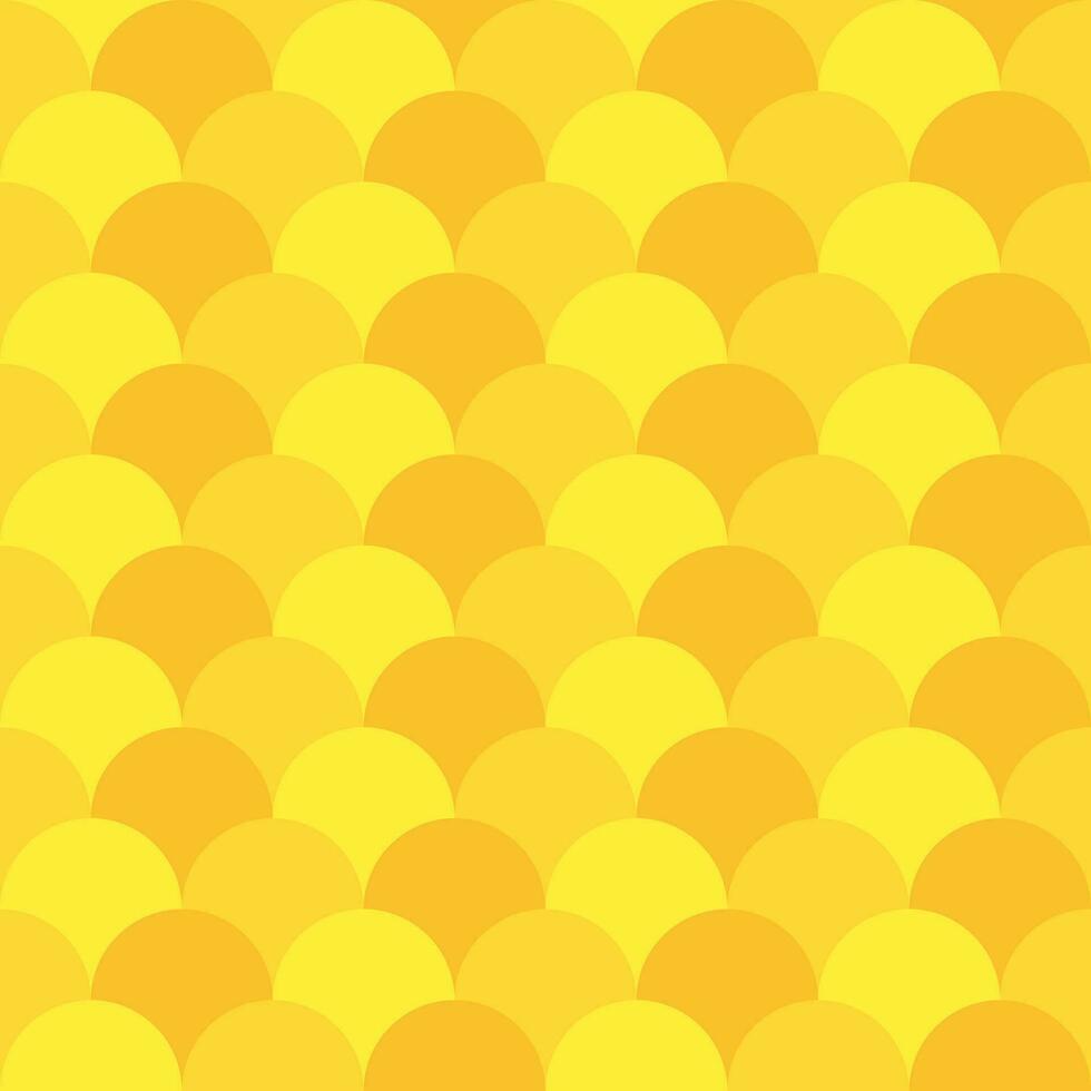 Gelb Fisch Waage Muster. Fisch Waage Muster. Fisch Waage nahtlos Muster. dekorativ Elemente, Kleidung, Papier Verpackung, Badezimmer Fliesen, Mauer Fliesen, Hintergrund, Hintergrund. vektor
