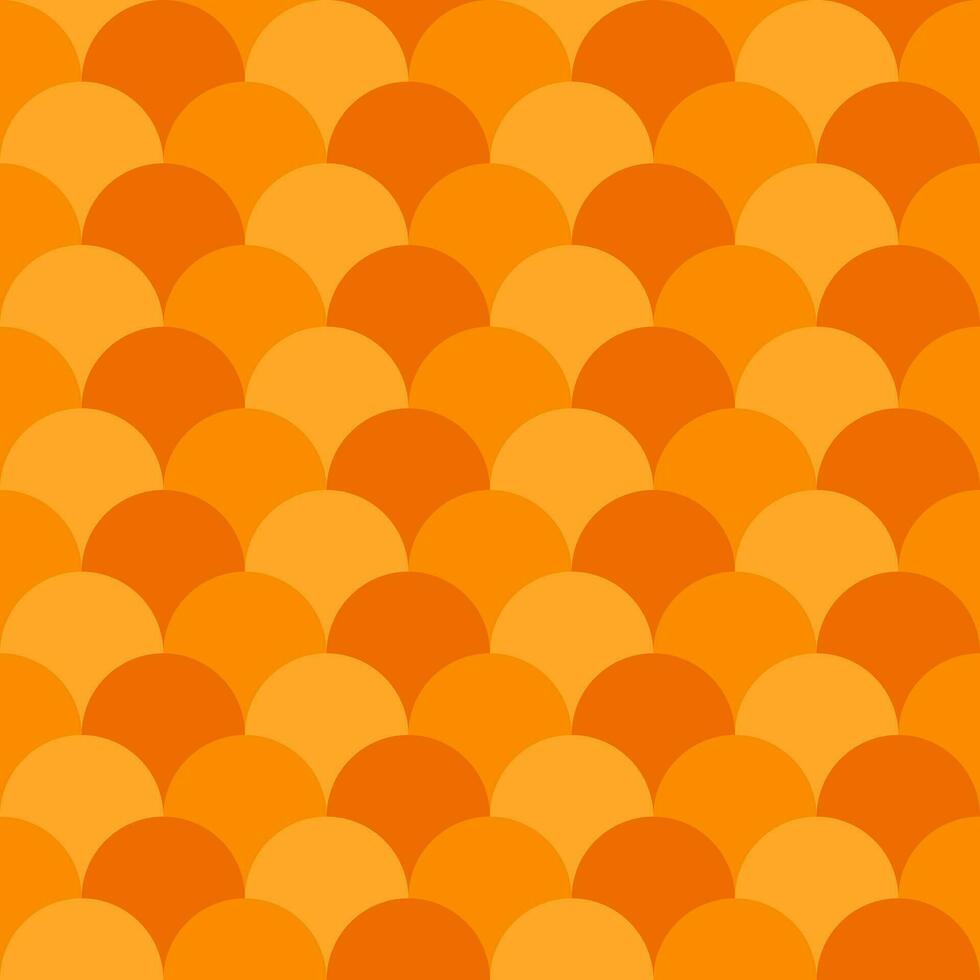 orange fisk skalor mönster. fisk skalor mönster. fisk skalor sömlös mönster. dekorativ element, Kläder, papper omslag, badrum kakel, vägg kakel, bakgrund, bakgrund. vektor