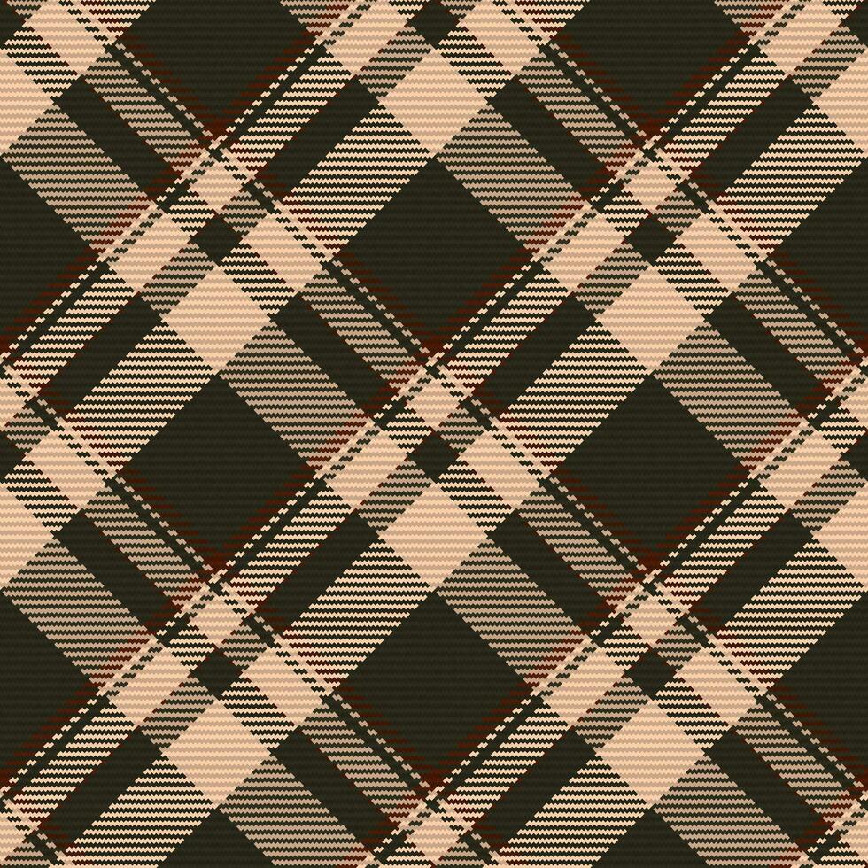 Nahtloses Muster aus schottischem Tartan-Plaid. wiederholbarer hintergrund mit karierter stoffstruktur. Vektorhintergrund gestreifter Textildruck. vektor