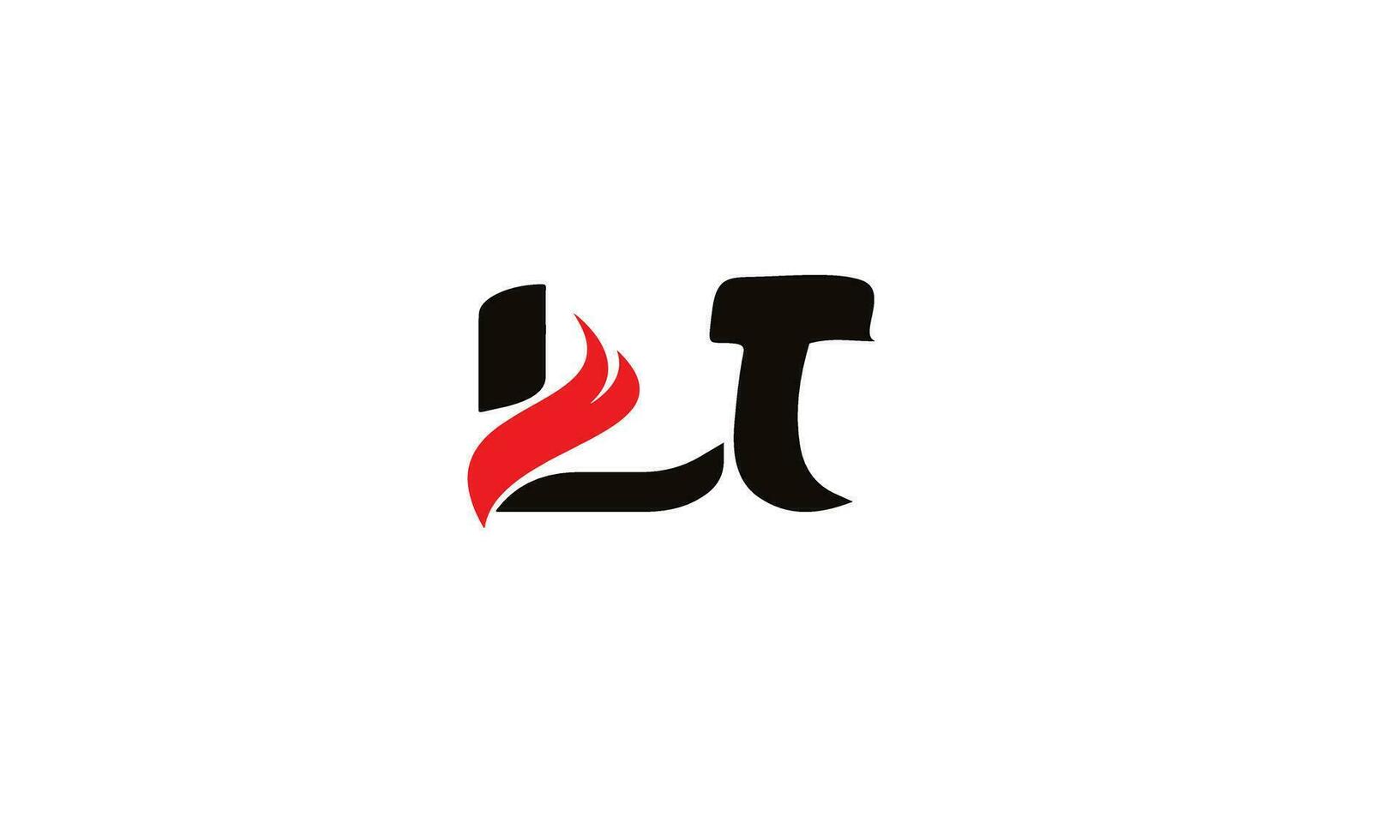 tl ,lt ,t ,l abstrakt brev logotyp monogram vektor