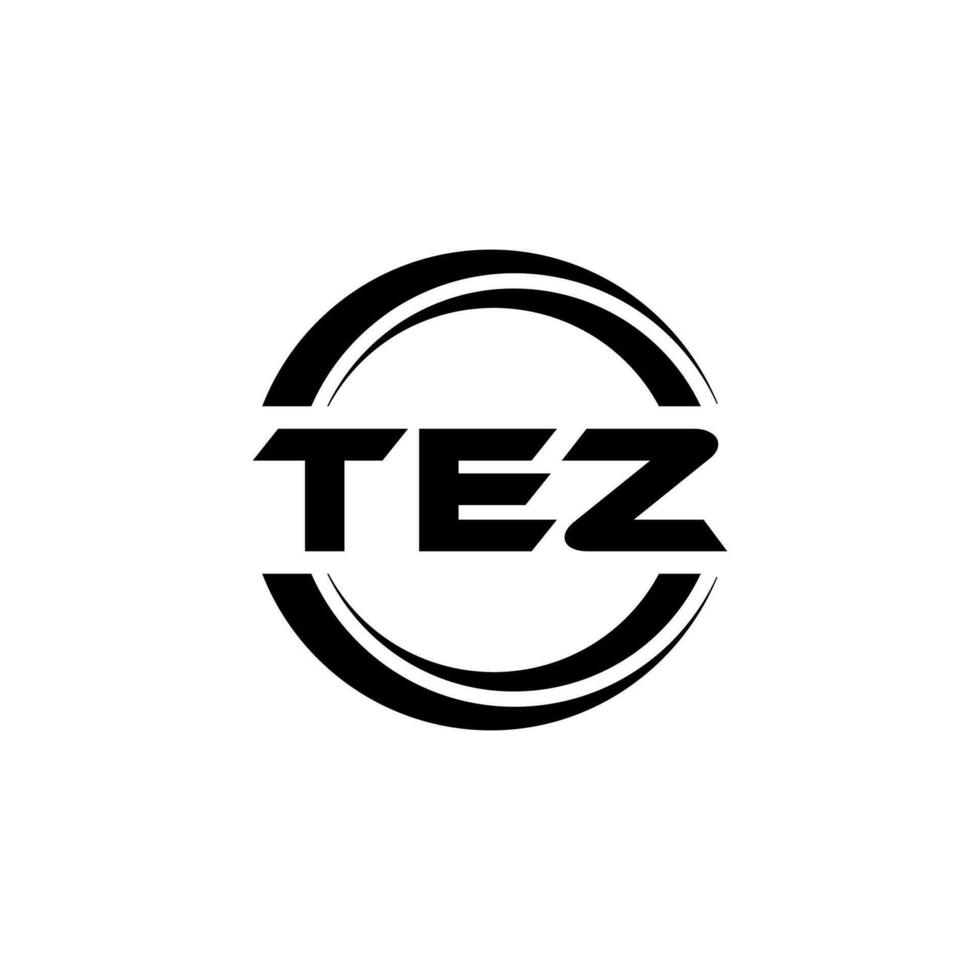 tez logotyp design, inspiration för en unik identitet. modern elegans och kreativ design. vattenmärke din Framgång med de slående detta logotyp. vektor