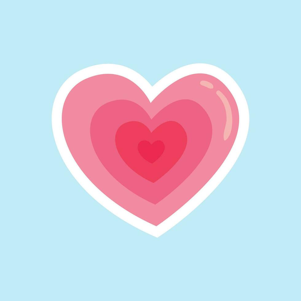 vektor röd hjärta ikon för grafisk design projekt vektor illustration