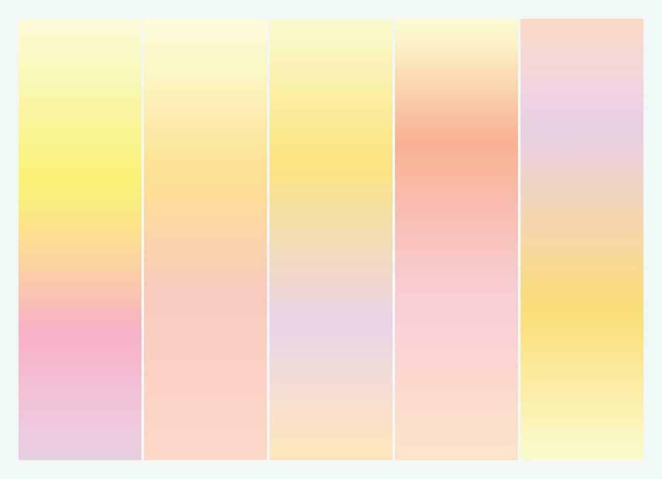 60 Vektor bunt Gradient Sammlung