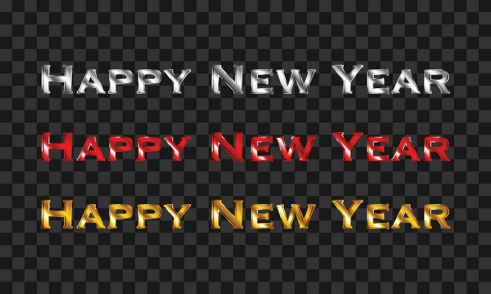 vektor Lycklig ny år bakgrund med text