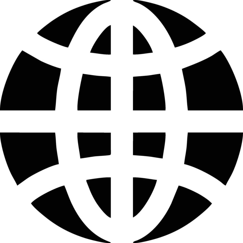 Globus Planet Erde Symbol Symbol Bild Vektor