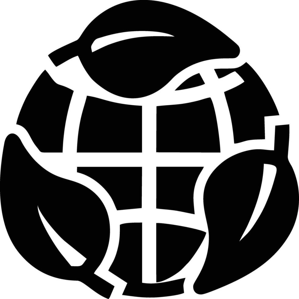 Globus Planet Erde Symbol Symbol Vektor Bild