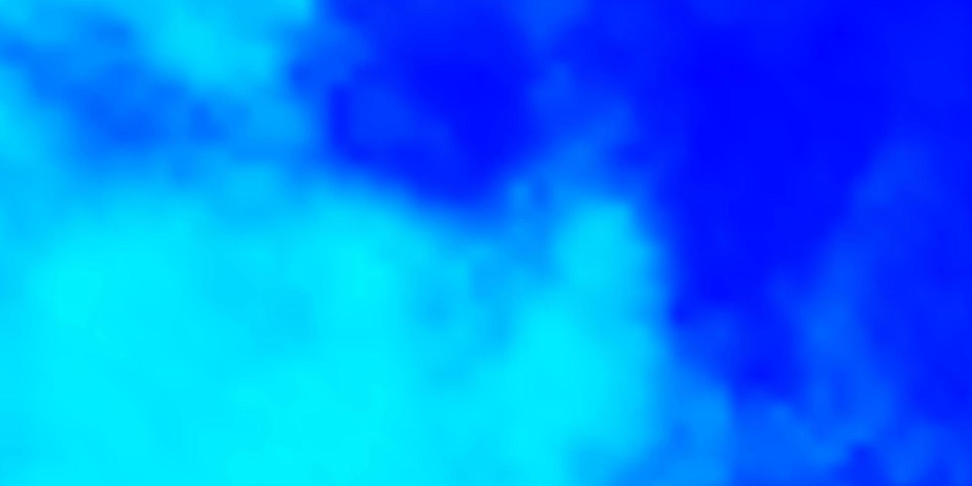 ljusblå vektor konsistens med molnig himmel. illustration i abstrakt stil med lutningsmoln. vacker layout för uidesign.