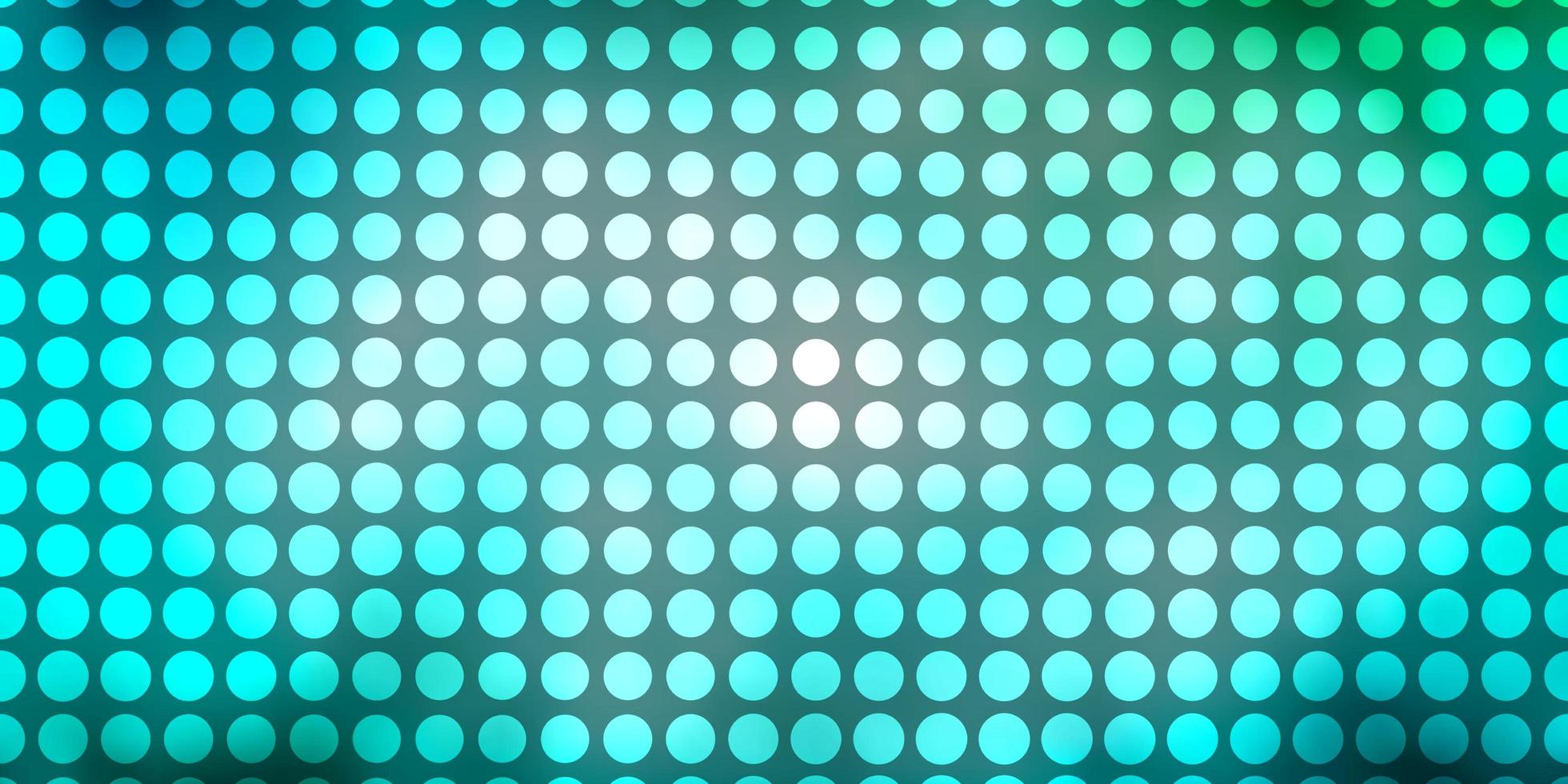 ljusblå, grön vektorlayout med cirklar. modern abstrakt illustration med färgglada cirkelformer. design för dina reklamfilmer. vektor